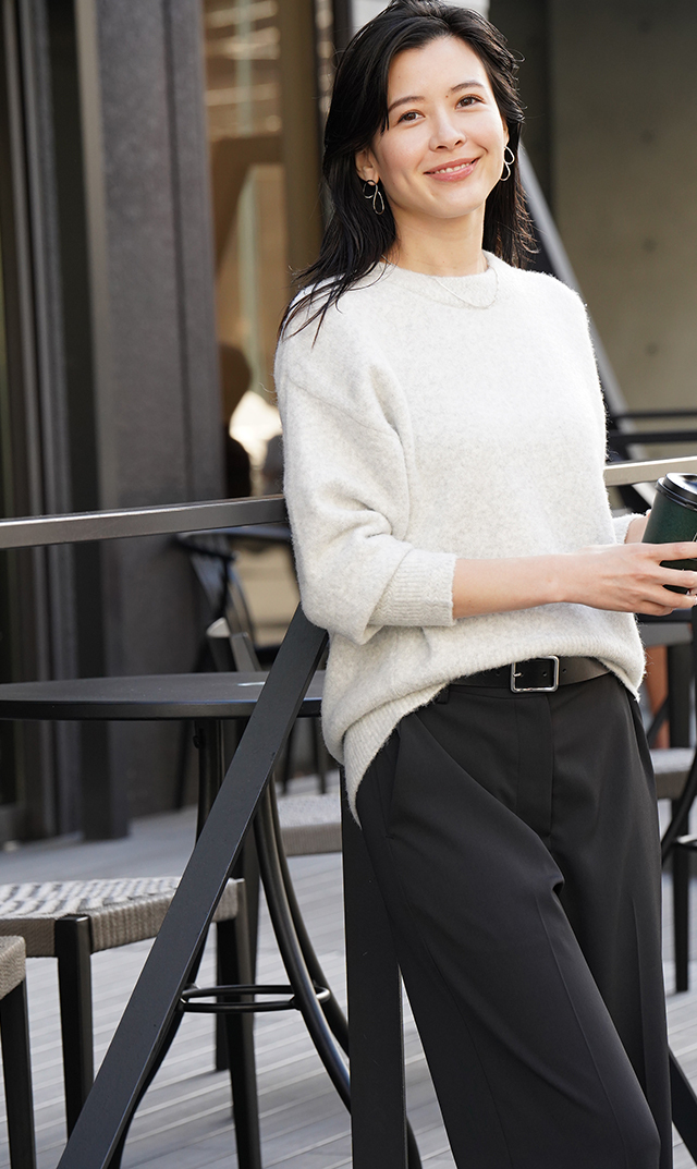 レフィエスクエアバックルタイプベルト 黒