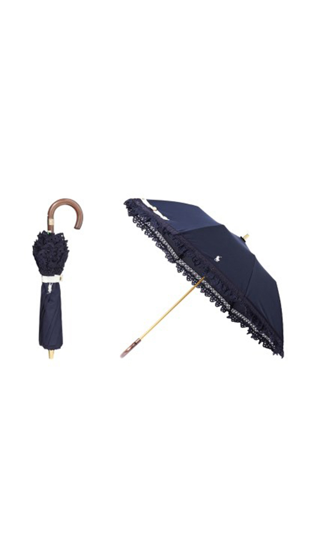 ラルフローレン刺繍晴雨兼用折りたたみ傘が登場！