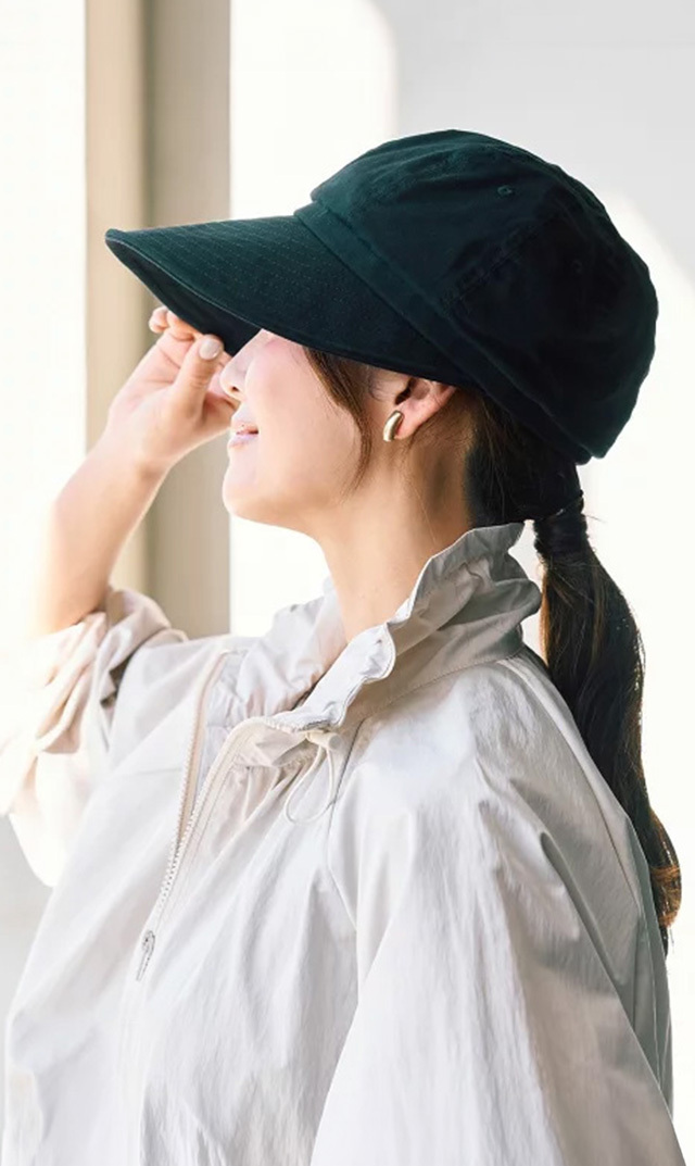 24AW ENTWURFEIN GRACE ジョッキーキャップ　新品 毎日使いたくなる、機能性とデザインを両立した “DANNETSジョッキー