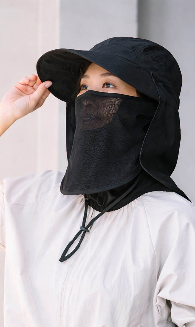 【エスタ(estaa)】DANNETSシェードジョッキーキャップ(ブラック）