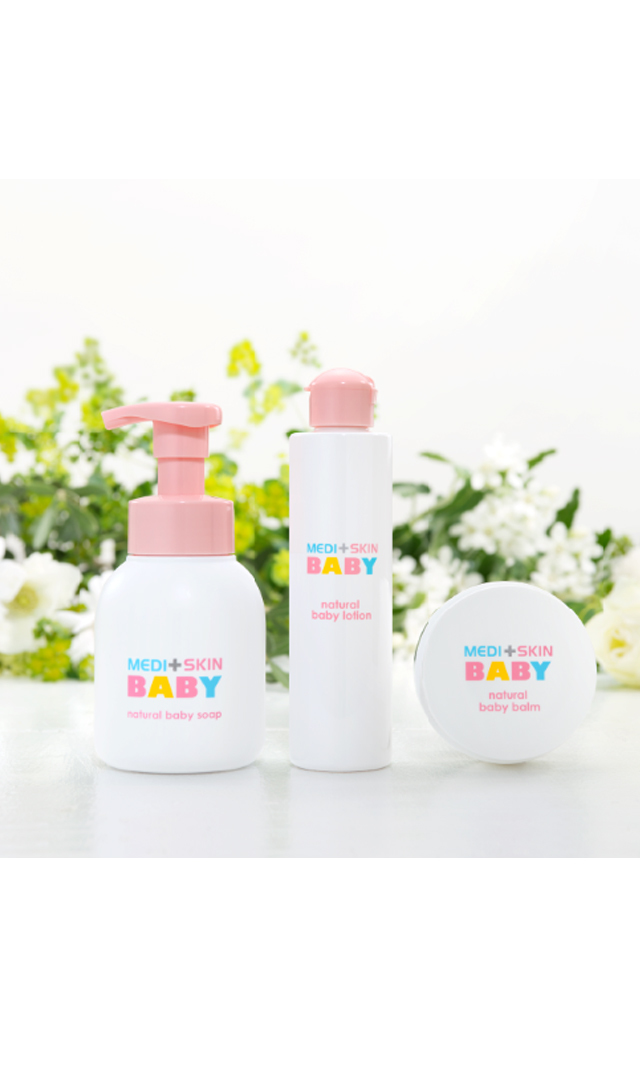 メディスキン（MEDI+SKIN）】ベビー ナチュラルベビーソープ 300mL