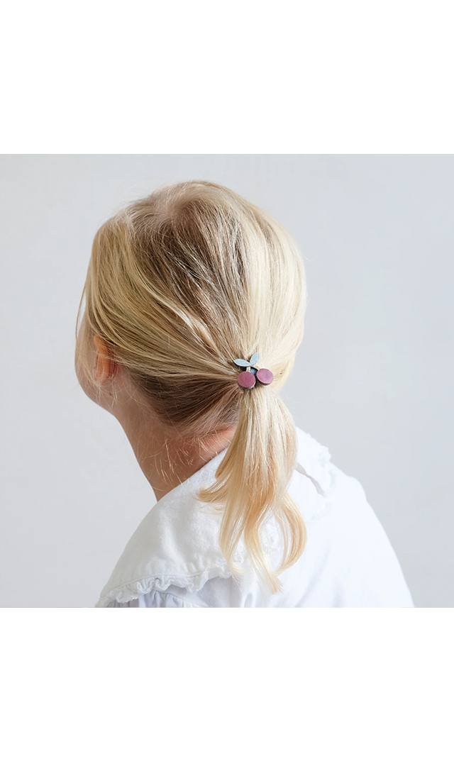 S20☆シュシュ＆くるみボタンヘアゴム ユニコーン バレリーナ パッチ 