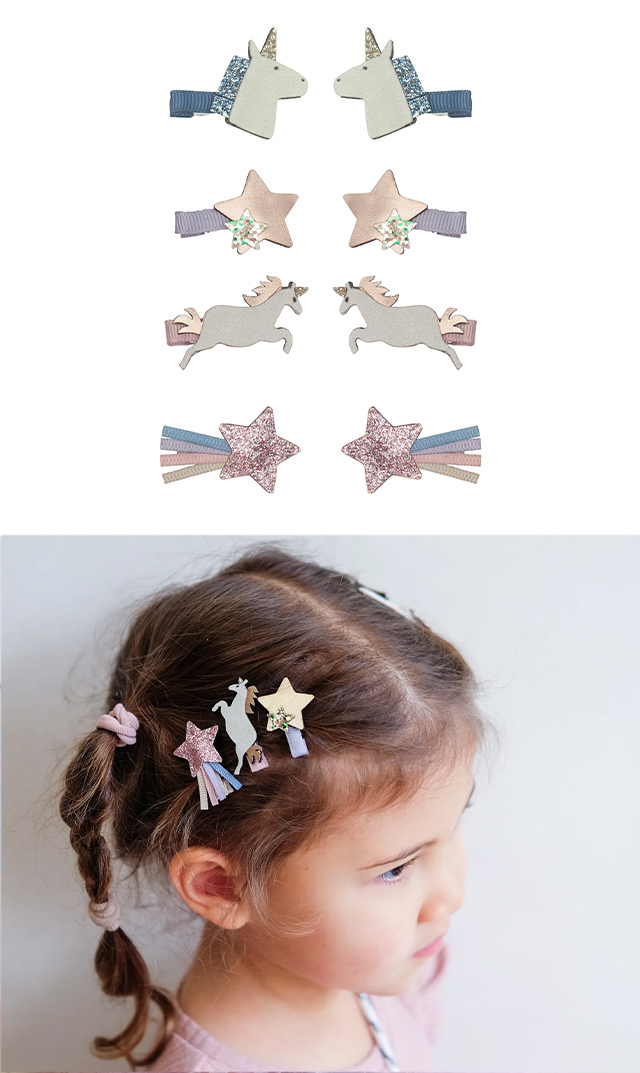 編みぐるみ♡まめしば♡ベビーヘアクリップ ヘアゴム