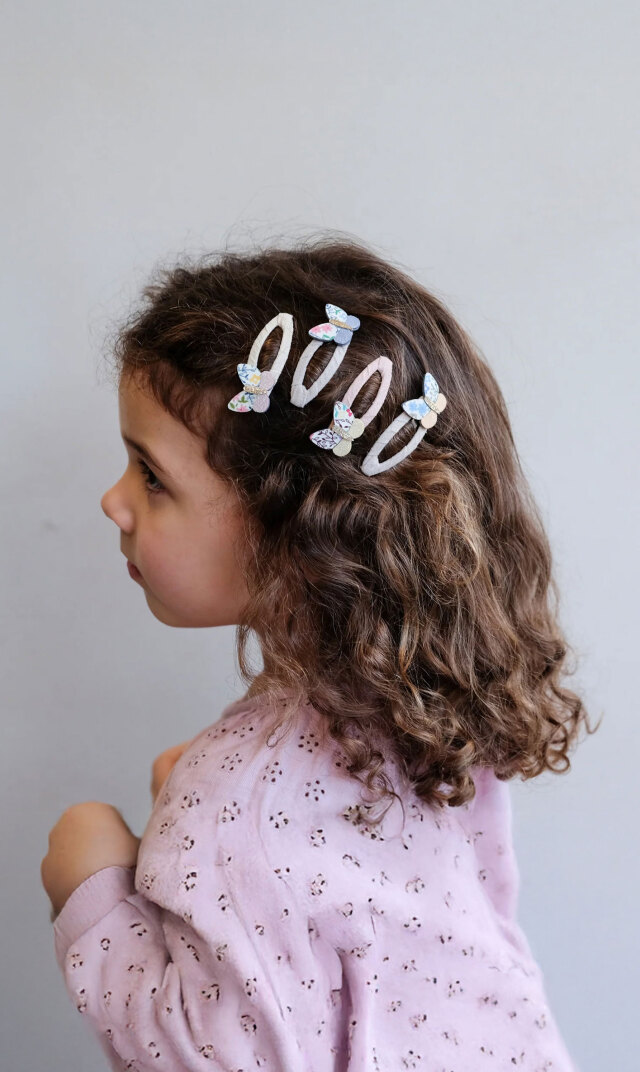 ハンドメイドベビーヘアクリップ ヘアクリップ あいっこねこ様 ベビー