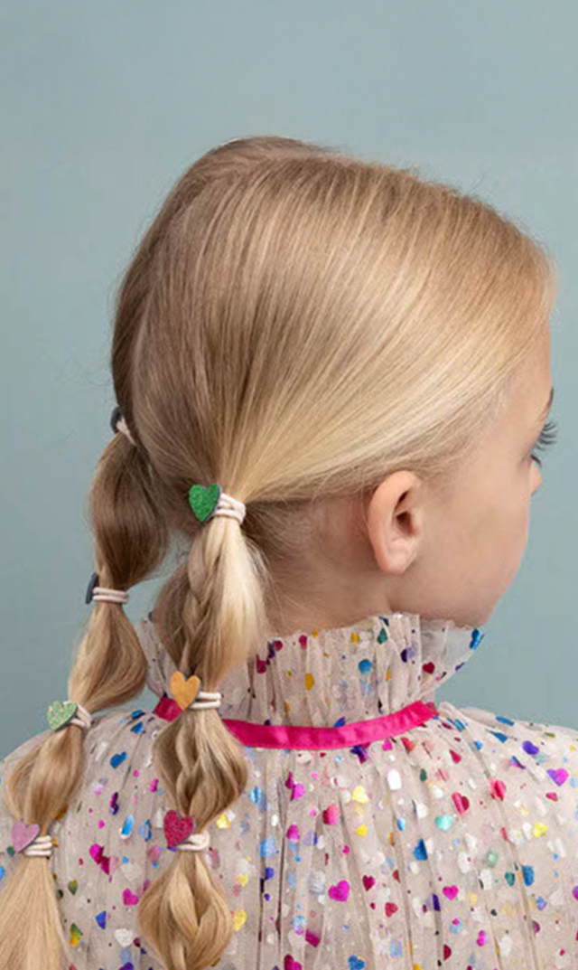 【ミミ＆ルーラ】ジャジーハートミニヘアゴム(8本セット)