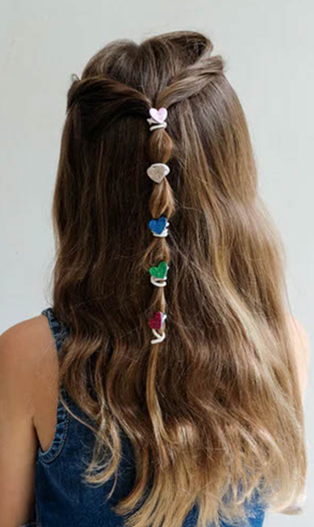 【ミミ＆ルーラ】ジャジーハートミニヘアゴム(8本セット)