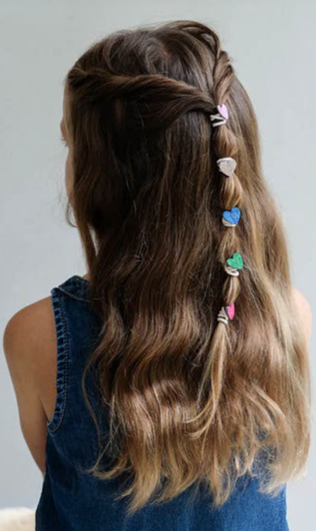 【ミミ＆ルーラ】ジャジーハートミニヘアゴム(8本セット)