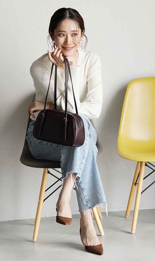 ※9/1(火)正午発売予定｜新着【モリーニ(MOLLINI）】SOLEAショルダーバッグ(バーガンディ）