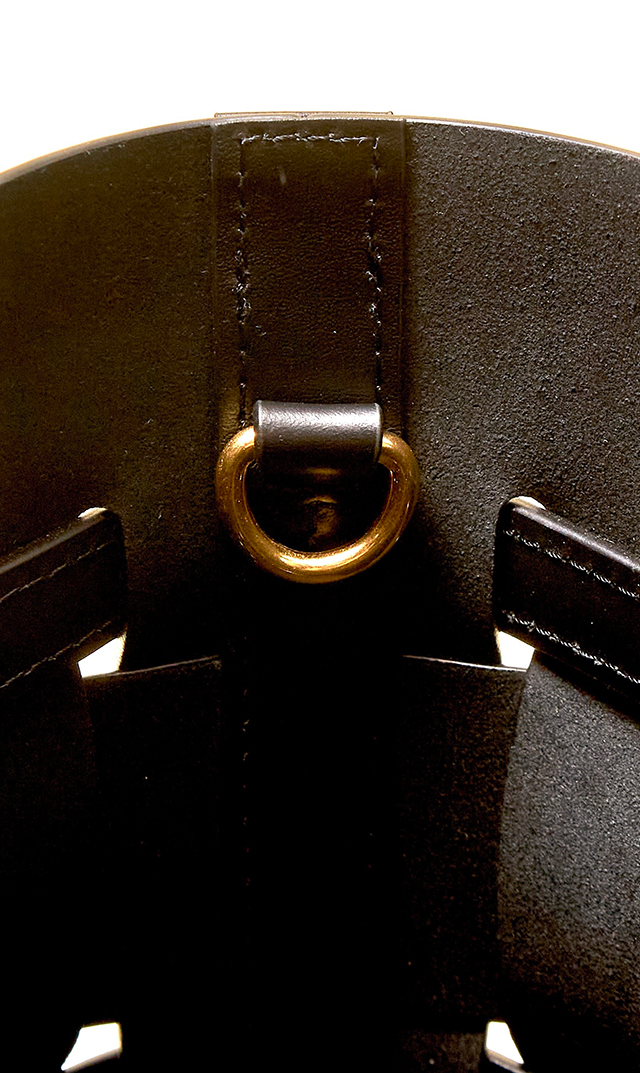 オルセットナイロンショルダー付きRETE バッグ黒