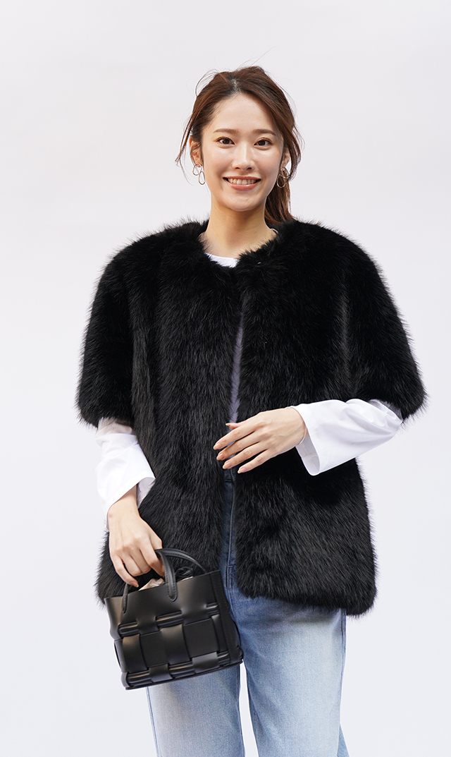 オルセットナイロンショルダー付きRETE バッグ黒