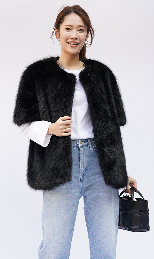 オルセットナイロンショルダー付きRETE バッグ黒