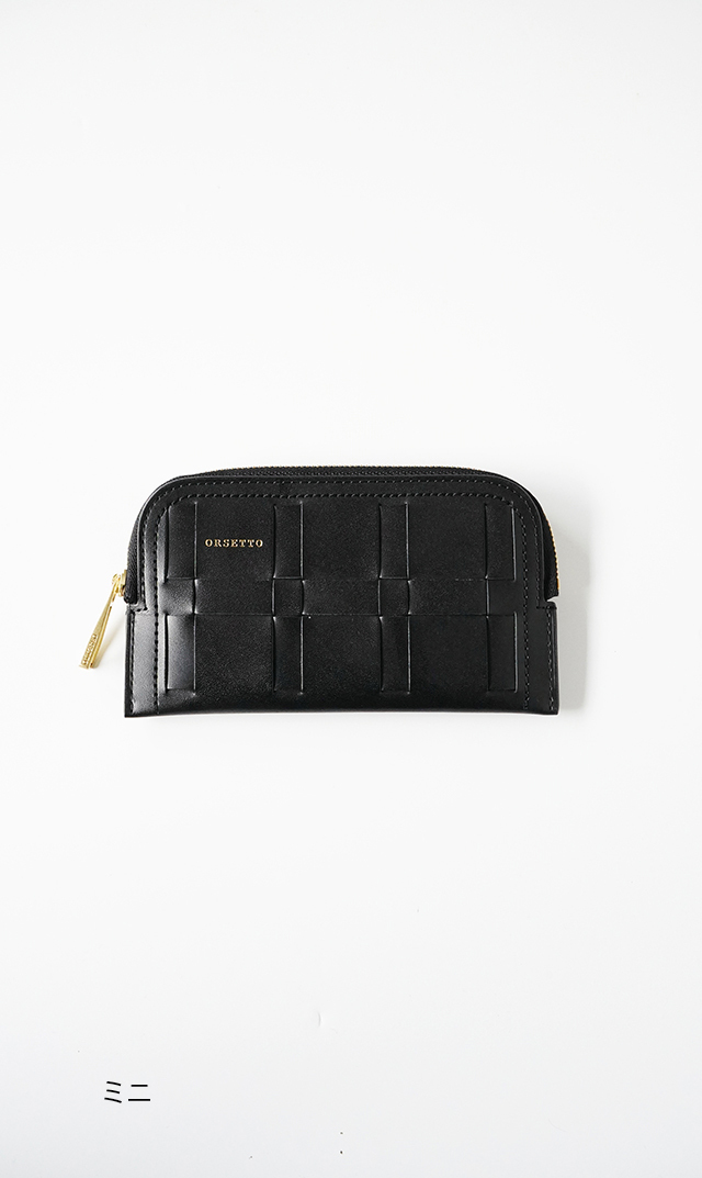 オルセットレザー長財布・ミニ財布２タイプ黒