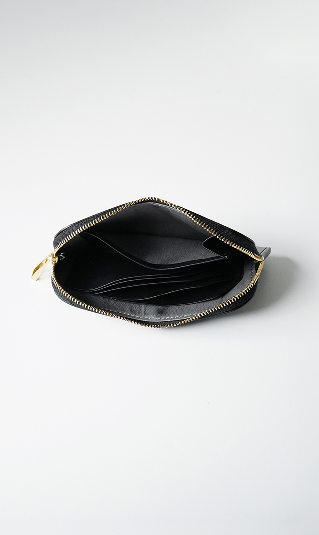 オルセットレザー長財布・ミニ財布２タイプ黒