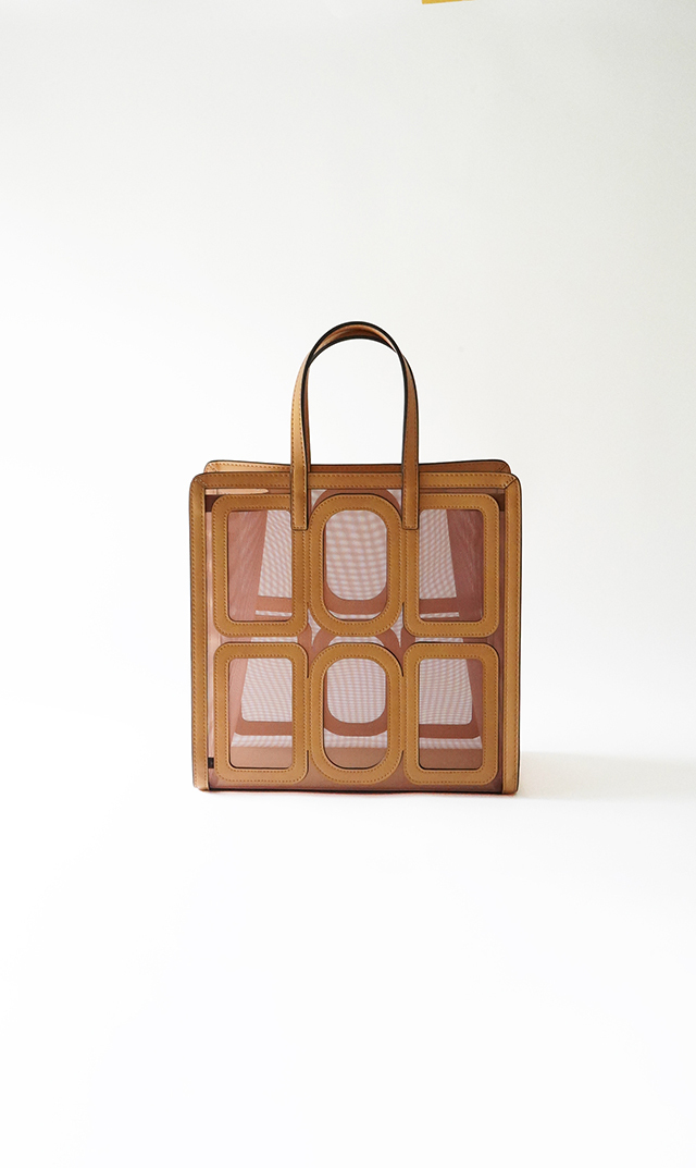 【オルセット(ORSETTO】TULLEナイロンチュールトートバッグ(3色展開）