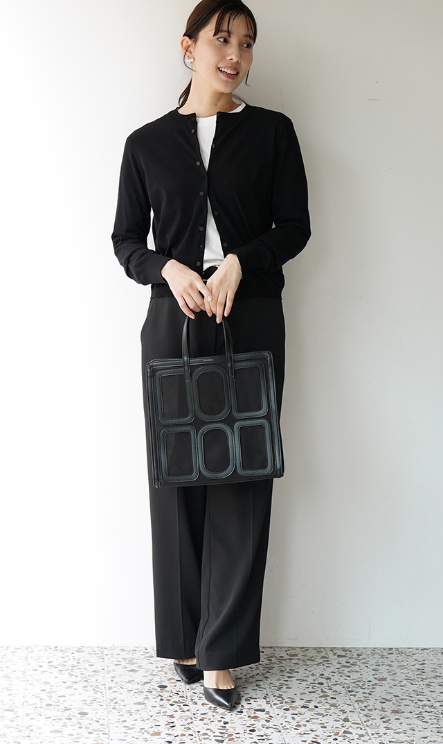 【オルセット(ORSETTO】TULLEナイロンチュールトートバッグ(3色展開）