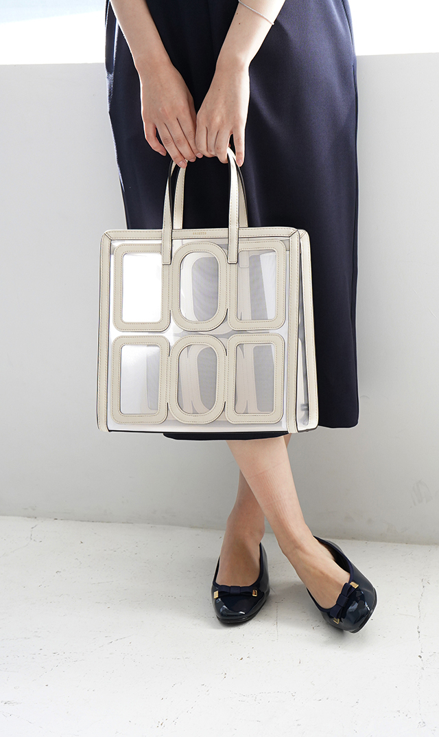 【オルセット(ORSETTO】TULLEナイロンチュールトートバッグ(3色展開）