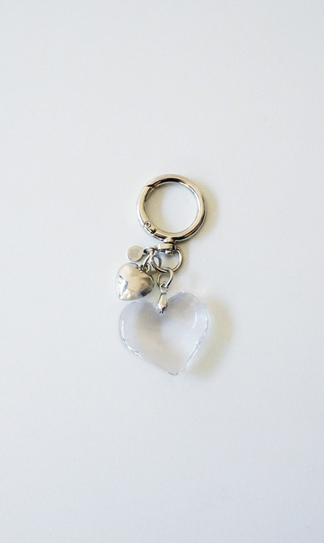 [ ※受注販売(～3/22）]【プチ・モーメント(PETIT MOMENTS )】Lisa Key Chain(シルバー）