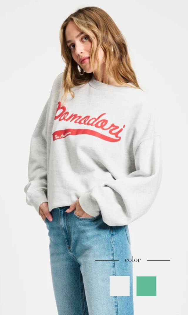 【ポム アムステルダム(pom AMSTERDAM)】POMODORI PINEスウェット(2色展開)