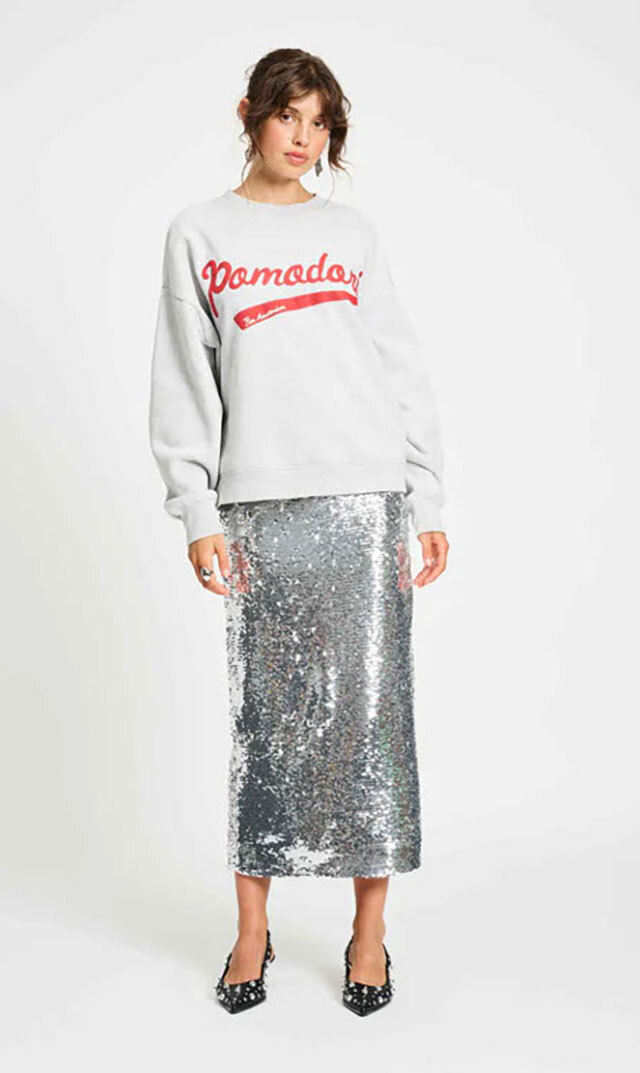 【ポム アムステルダム(pom AMSTERDAM）】POMODORI PINEスウェット(2色展開）