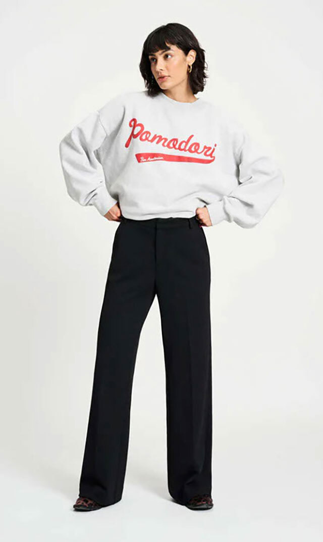 【ポム アムステルダム(pom AMSTERDAM）】POMODORI PINEスウェット(2色展開）