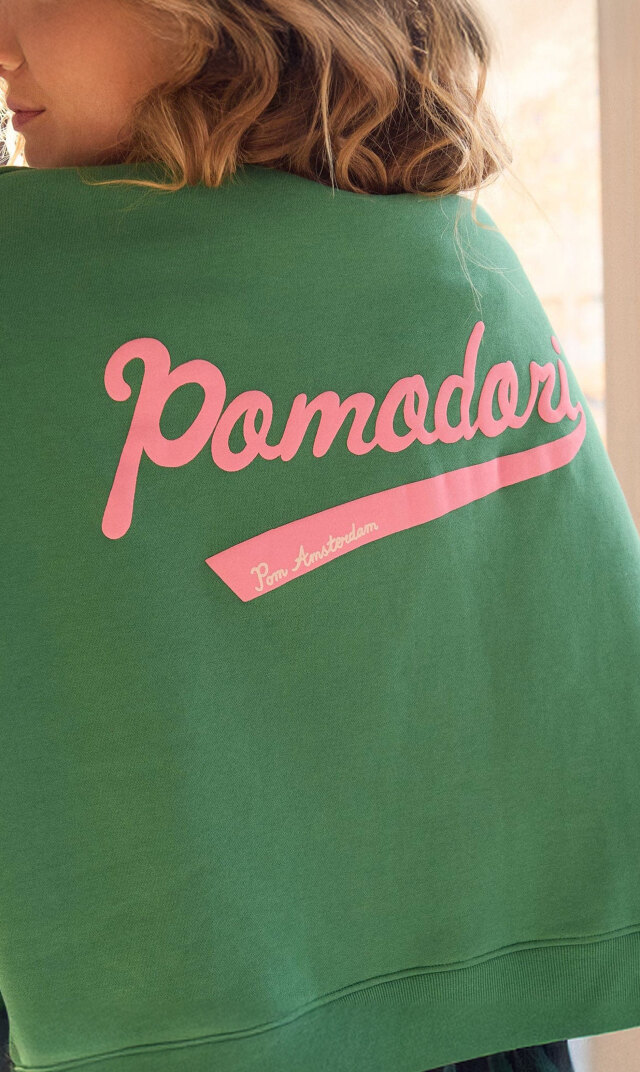 【ポム アムステルダム(pom AMSTERDAM）】POMODORI PINEスウェット(2色展開）