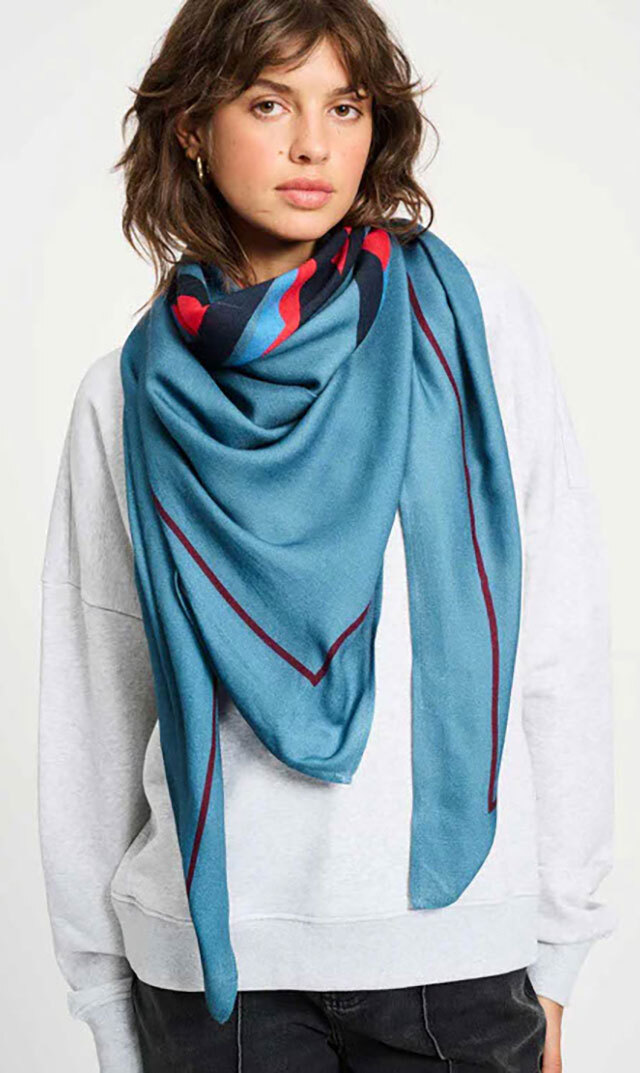 【ポム アムステルダム(pom AMSTERDAM）】ショール(3柄展開）