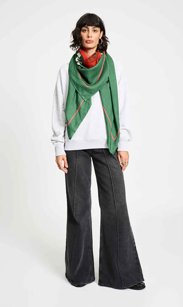 【ポム アムステルダム(pom AMSTERDAM）】ショール(3柄展開）