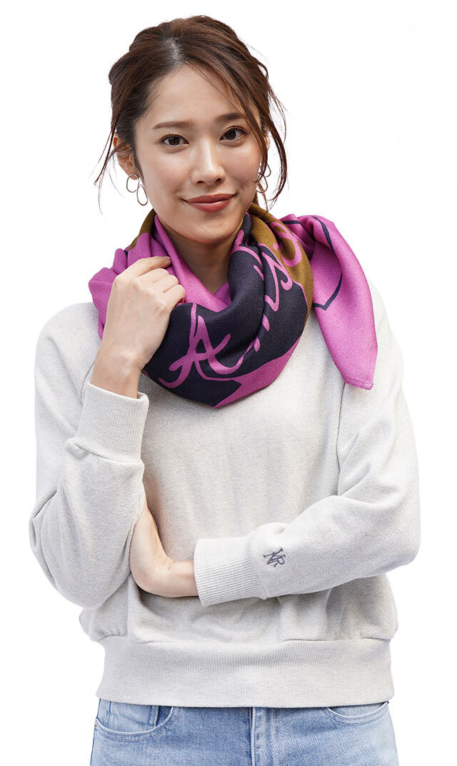 【ポム アムステルダム(pom AMSTERDAM）】ショール(3柄展開）