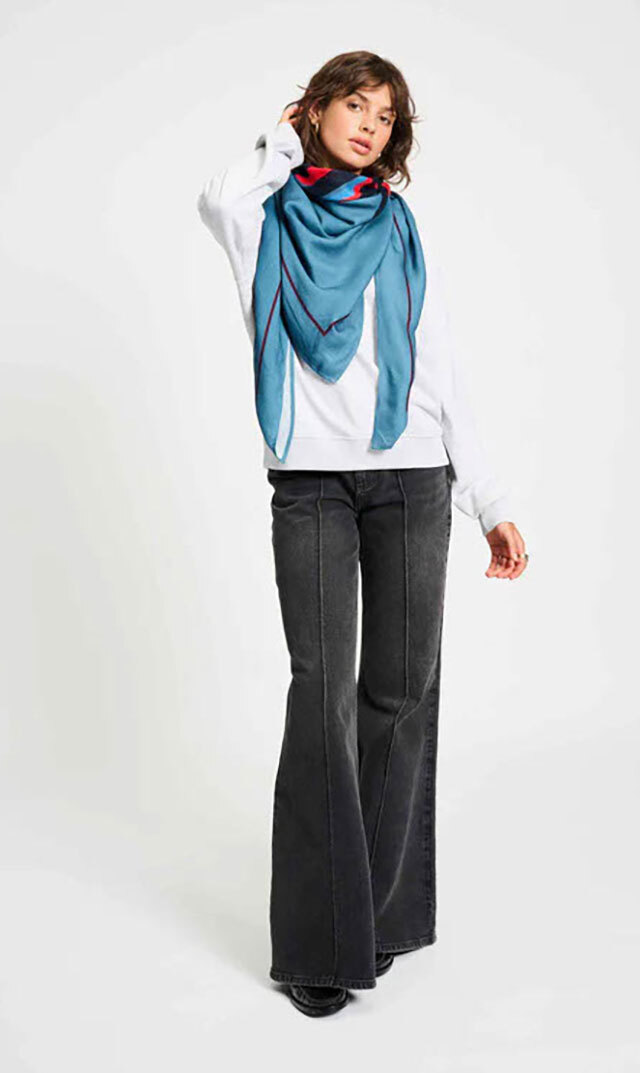 【ポム アムステルダム(pom AMSTERDAM）】ショール(3柄展開）