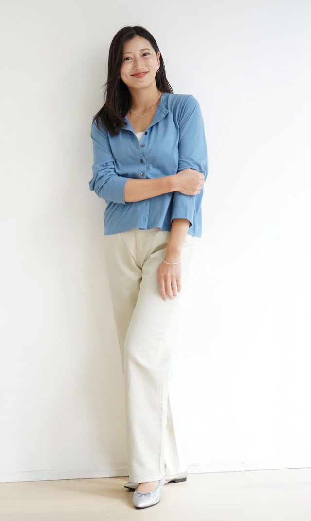 綺麗なストレートラインで女性らしく,上品に穿けるシルエット“CHERIE