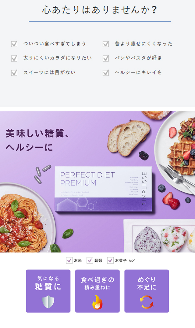 SIMLISE　シンブリス　パーフェクト　ダイエットプレミアム シンプリス パーフェクトダイエット プレミアム 1箱