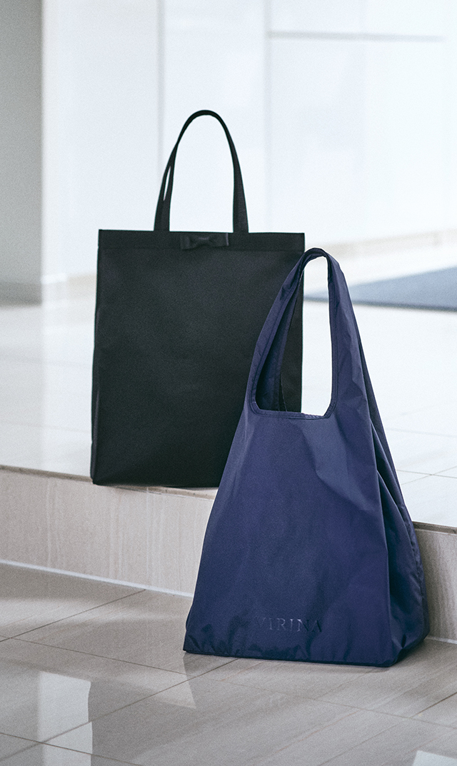 プチソワール お受験用サブバッグ ブラック縦長