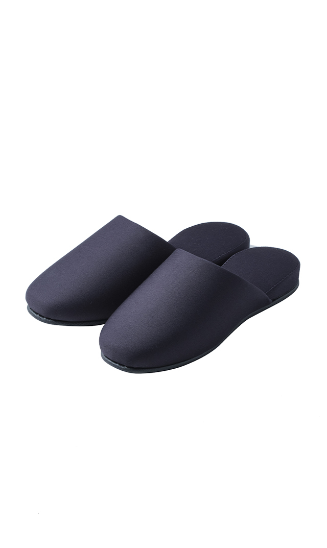 かかとクッション付ネイビースリッパ（メンズ用）