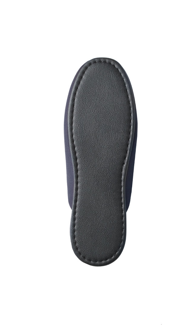 かかとクッション付ネイビースリッパ（メンズ用）