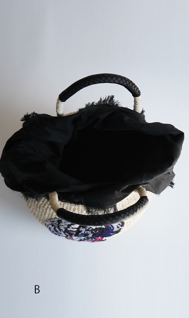 ヴィオラドーロ 刺繍カゴバッグ ゾウ 象 | www.mclegal.info