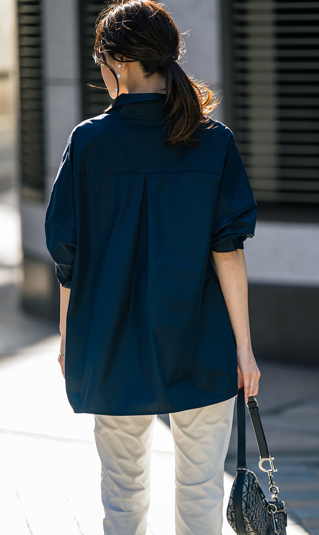 VIRINA ステラシャツネイビーXS/S 長袖