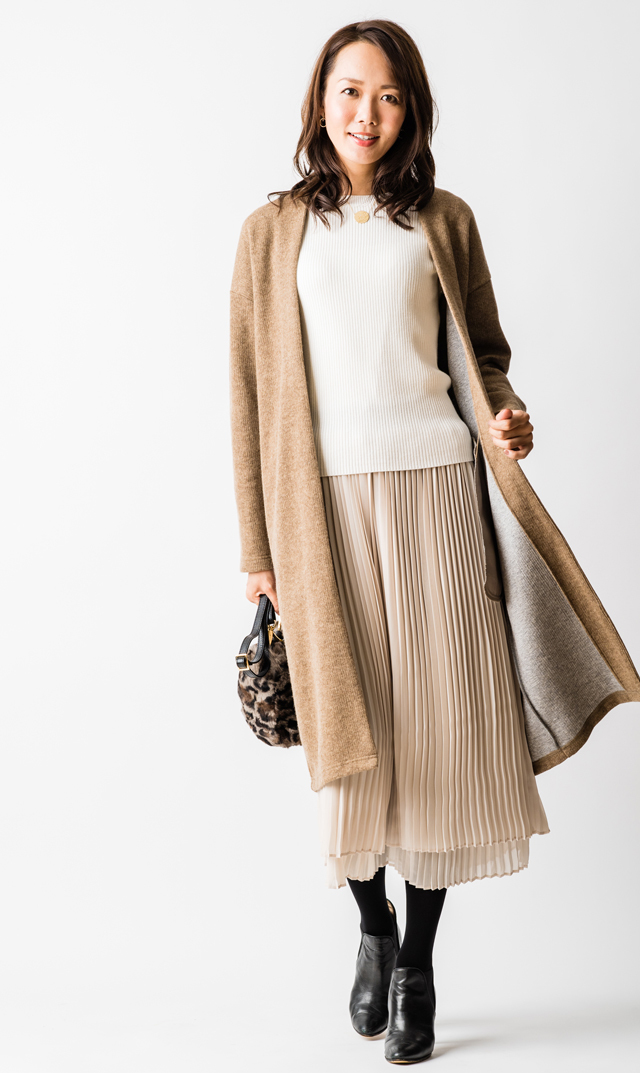 【ヴィリーナ(VIRINA)】ジェシカコーディガン（ブラウン）