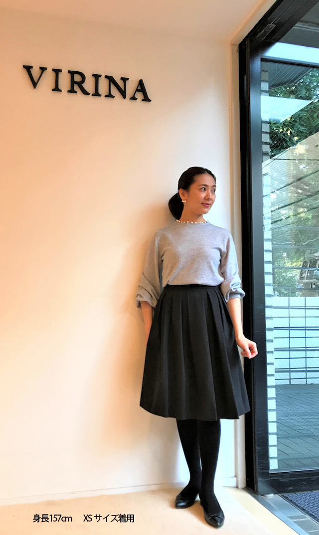 シワになりにくく 撥水加工スカート