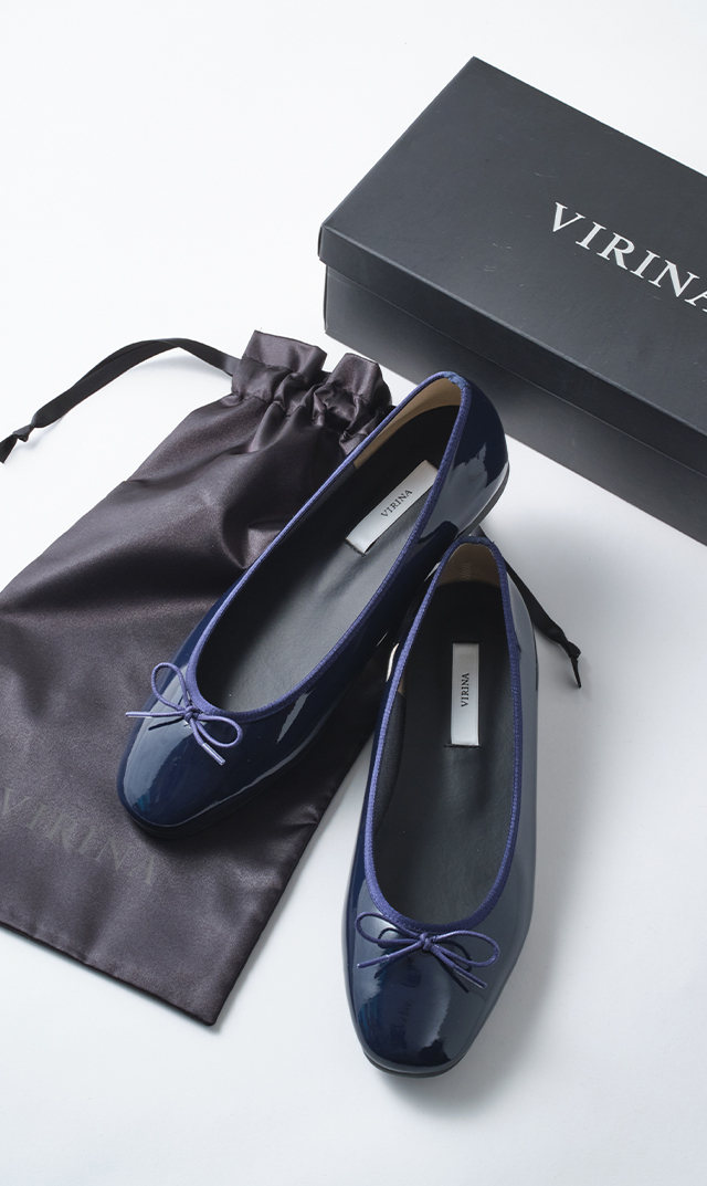 紺,ネイビー,スクエア,バレエシューズ,エナメル,雨の日OK,レインシューズ,痛くならない,疲れにくい,小さいサイズ,大きいサイズ,外反母趾