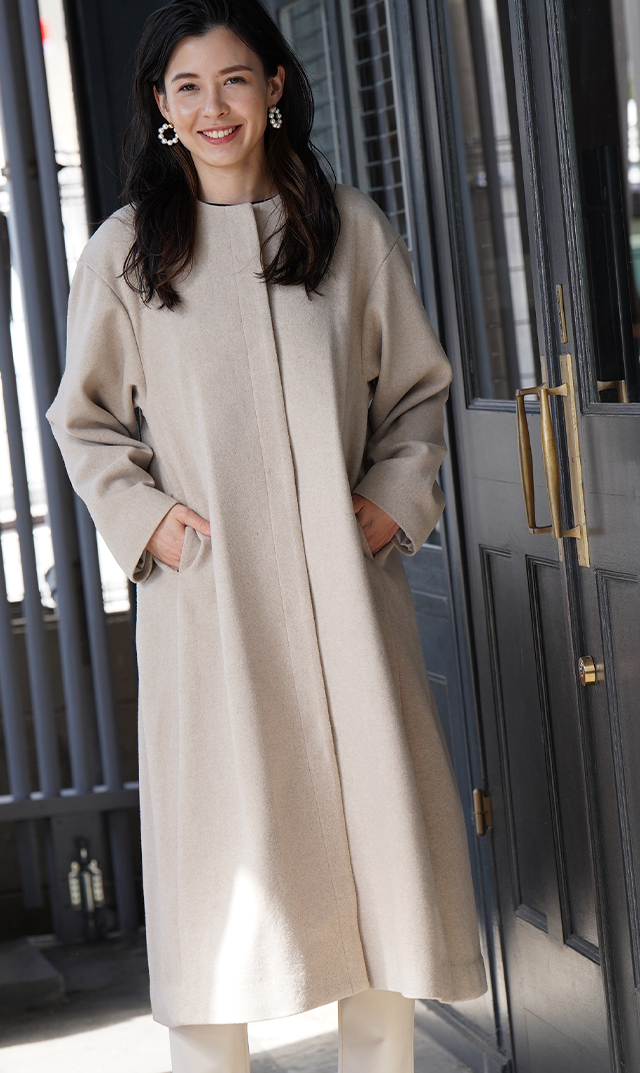 極綺麗❗️ふわもこテディ エクリュ ふんわりロングコート Aライン マックスマーラ Max Mara - Max Mara olga テディベア ショートコート 新品タグ