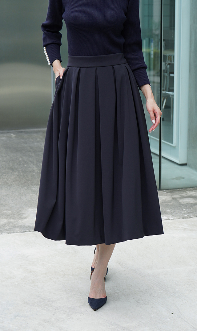 NEMIKA ネミカ パールボリュームスカート レリアン ロングスカート  