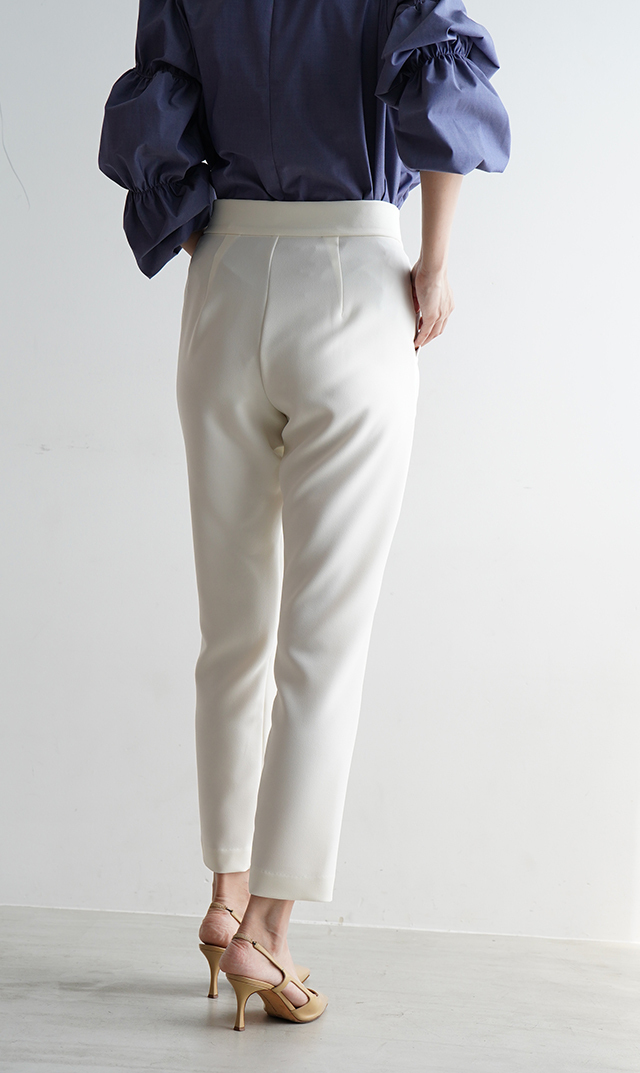 アイロン不要長袖コンシャスブラウス白