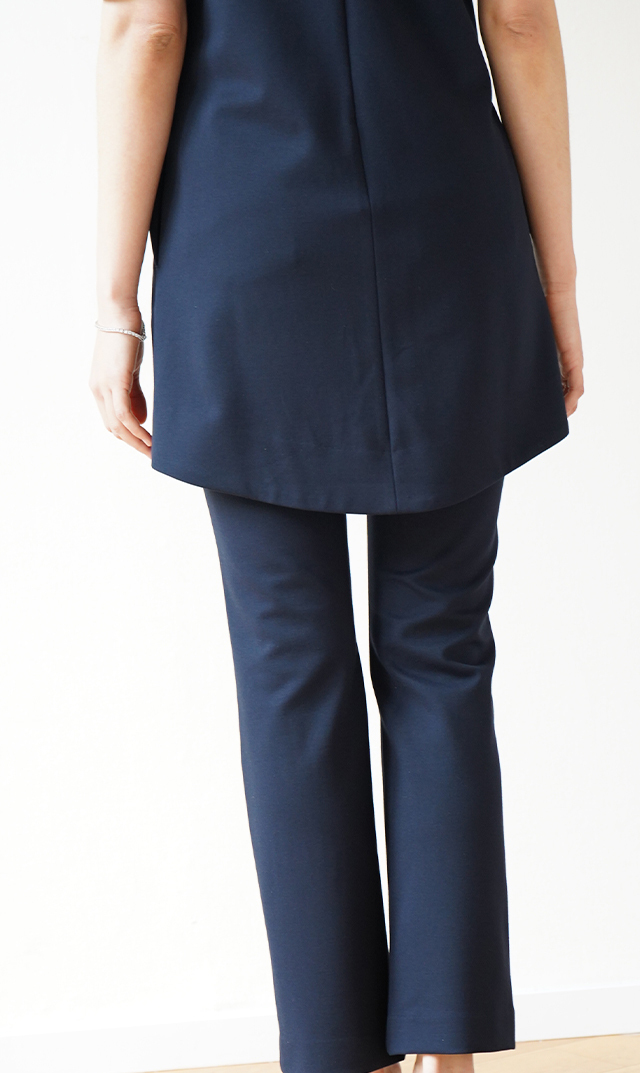 未使用　Spick&Span Visストレッチパフスリーブジャケットネイビー38 未使用 Spick&Span Visストレッチパフスリーブジャケット