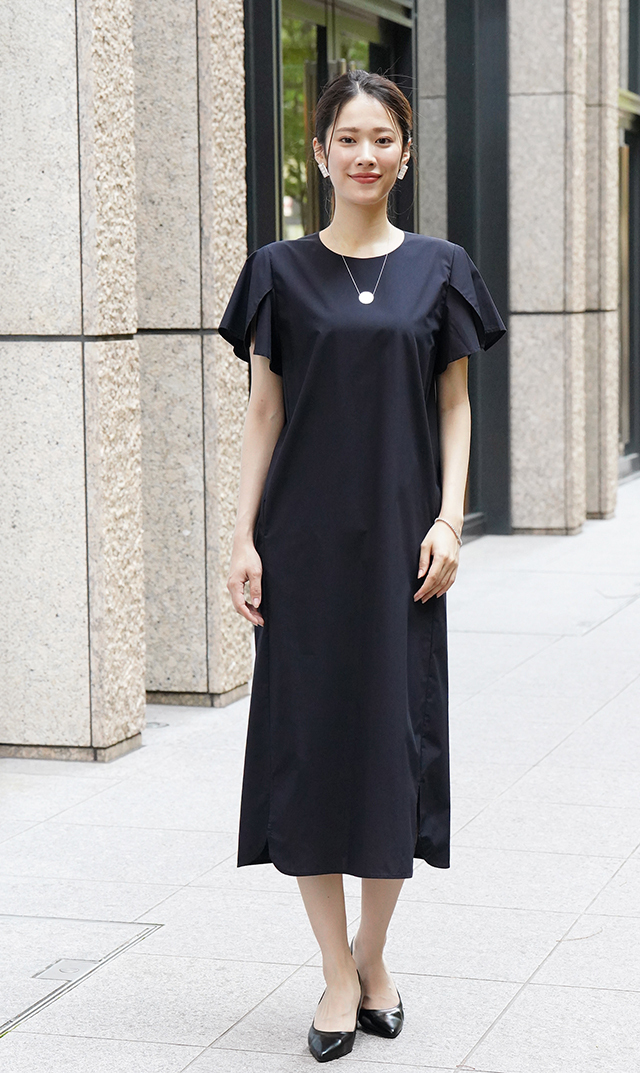 Virina ヴィリーナ　バタフライワンピース 取り外し可能ぺプラム付/バタフライワンピースが登場！