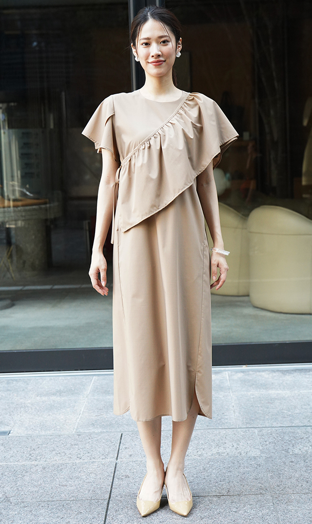 Virina ヴィリーナ　バタフライワンピース 取り外し可能ぺプラム付/バタフライワンピースが登場！