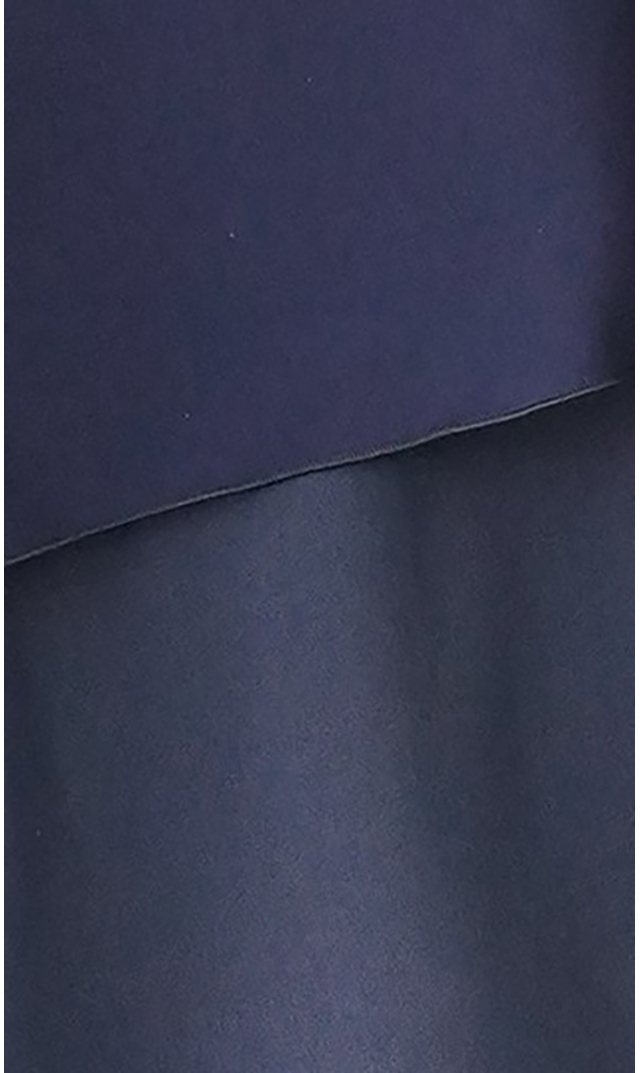 シアー素材レイヤードヴェールブラウス黒紺