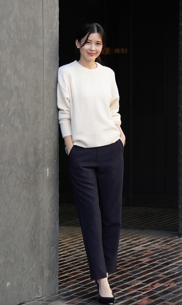 【ヴィリーナ】メイラニット(オフホワイト)