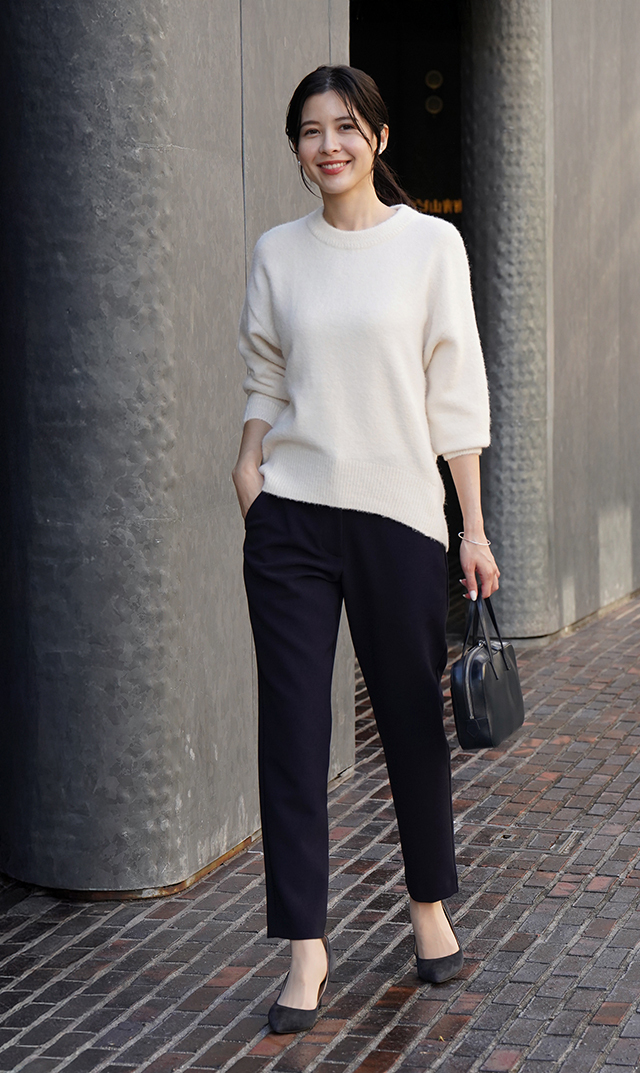 【ヴィリーナ】メイラニット(オフホワイト)