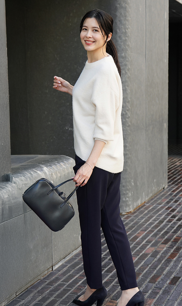 【ヴィリーナ】メイラニット(オフホワイト)