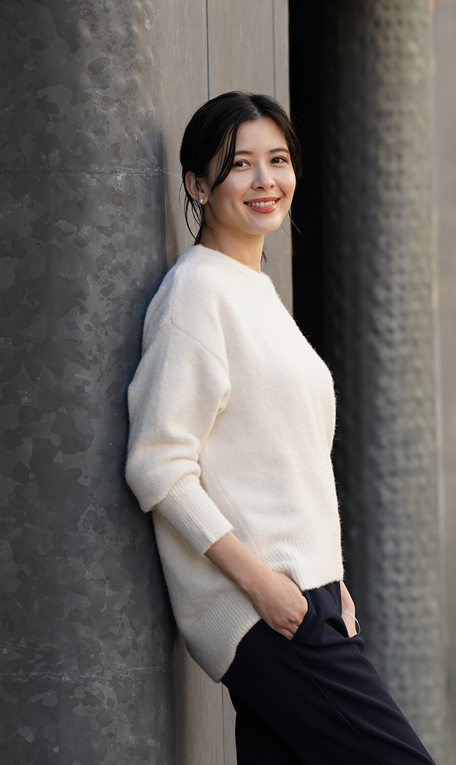 【ヴィリーナ】メイラニット(オフホワイト)